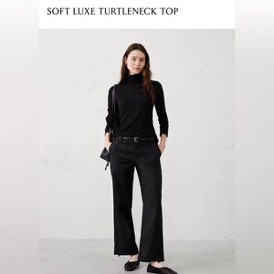 Banana Republic Soft Luxe Turtleneck Top